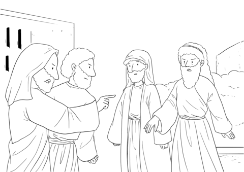 Acts 13 6 10 Paul  The First Missionary Journey Coloring Page